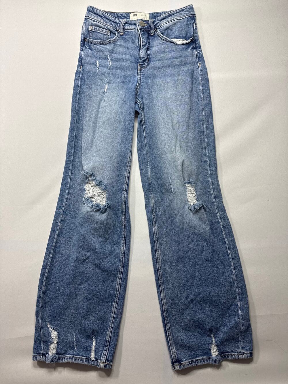 BKE Denim‎ Buckle Women's Billie Slim Fit High Rise Wide Leg - 26x32 (26x30)